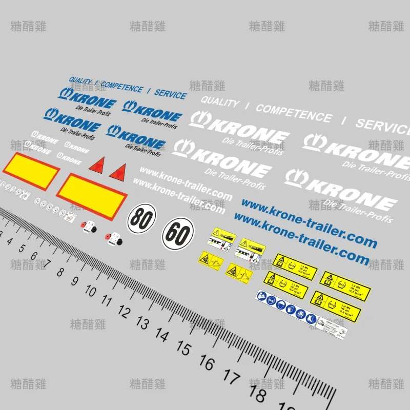 Decal Set Tieflader B 1:14