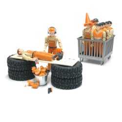 Bruder 60020 Worker Figurine with Construction Accessories