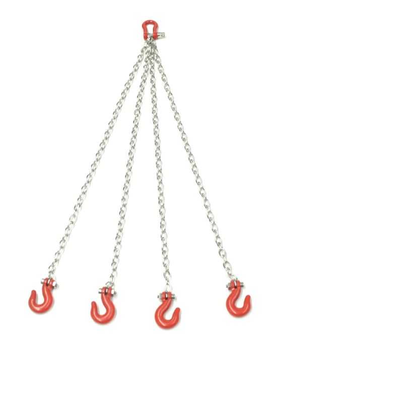 Chain Sling with Load Hooks, 4-Strand