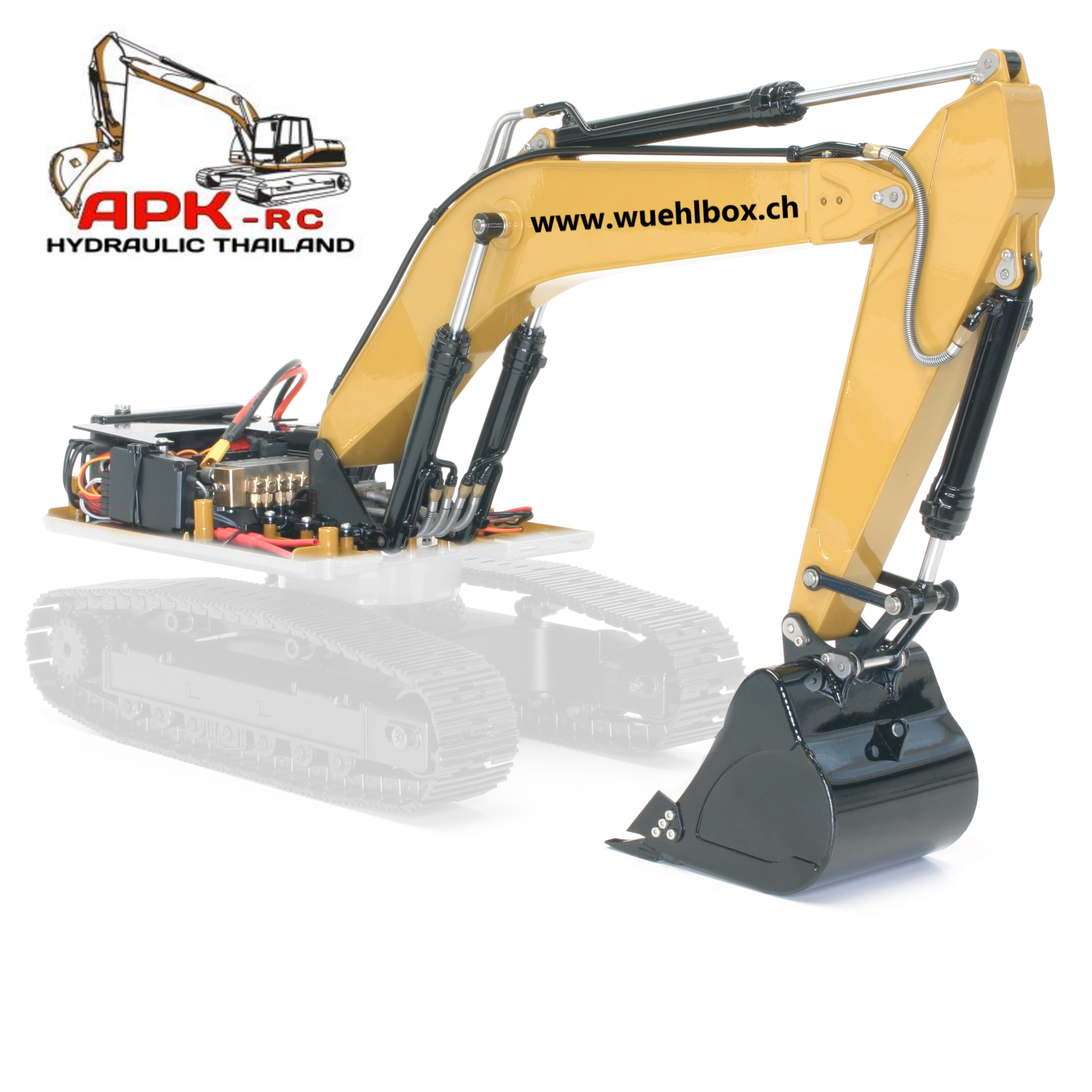 rc excavator huina 580 hydraulic