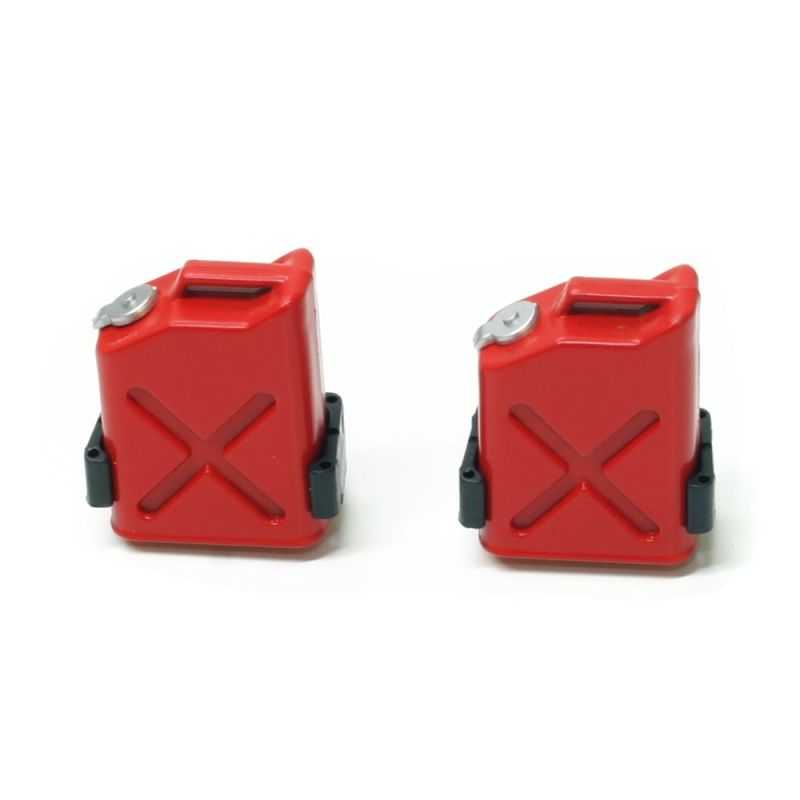 Canister red with holder