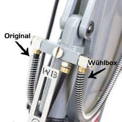 Hose spring kink protection for 3,2mm or 4,2mm hose