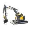 Tiltrotator hydraulic with Leveling Bucket 1/14.5 with Likufix