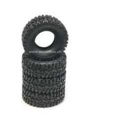 Soft tires for the drive axles of the Huina truck