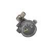 Hydraulic pressure relief valve with overflow and pressure gauge