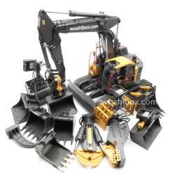 Tiltrotator hydraulic with Leveling Bucket 1/14.5 with Likufix