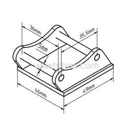 Universal mounting plate for the XD 945