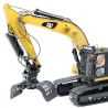 Demolition grab with Electric Quick, endlessly rotatable, Volvo EC160E