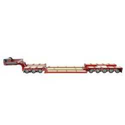 Hydraulic 8-axle low bed trailer with swing axle 1:14