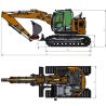 RC excavator ZAXIS 135 1/14 - RTR Platinum Version Plus