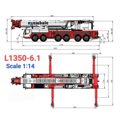 RC Mobilkran LTM1350-6.1 1/14