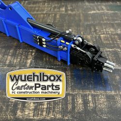 Telescopic arm for hydraulic excavator 1:14