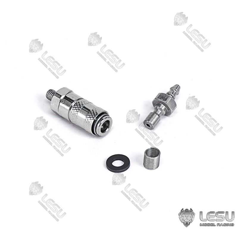 Lesu hydraulic quick connector, nipple 3 mm hose, sleeve M3 thread