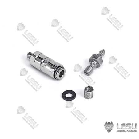 Lesu hydraulic quick connector, nipple 3 mm hose, sleeve M3 thread