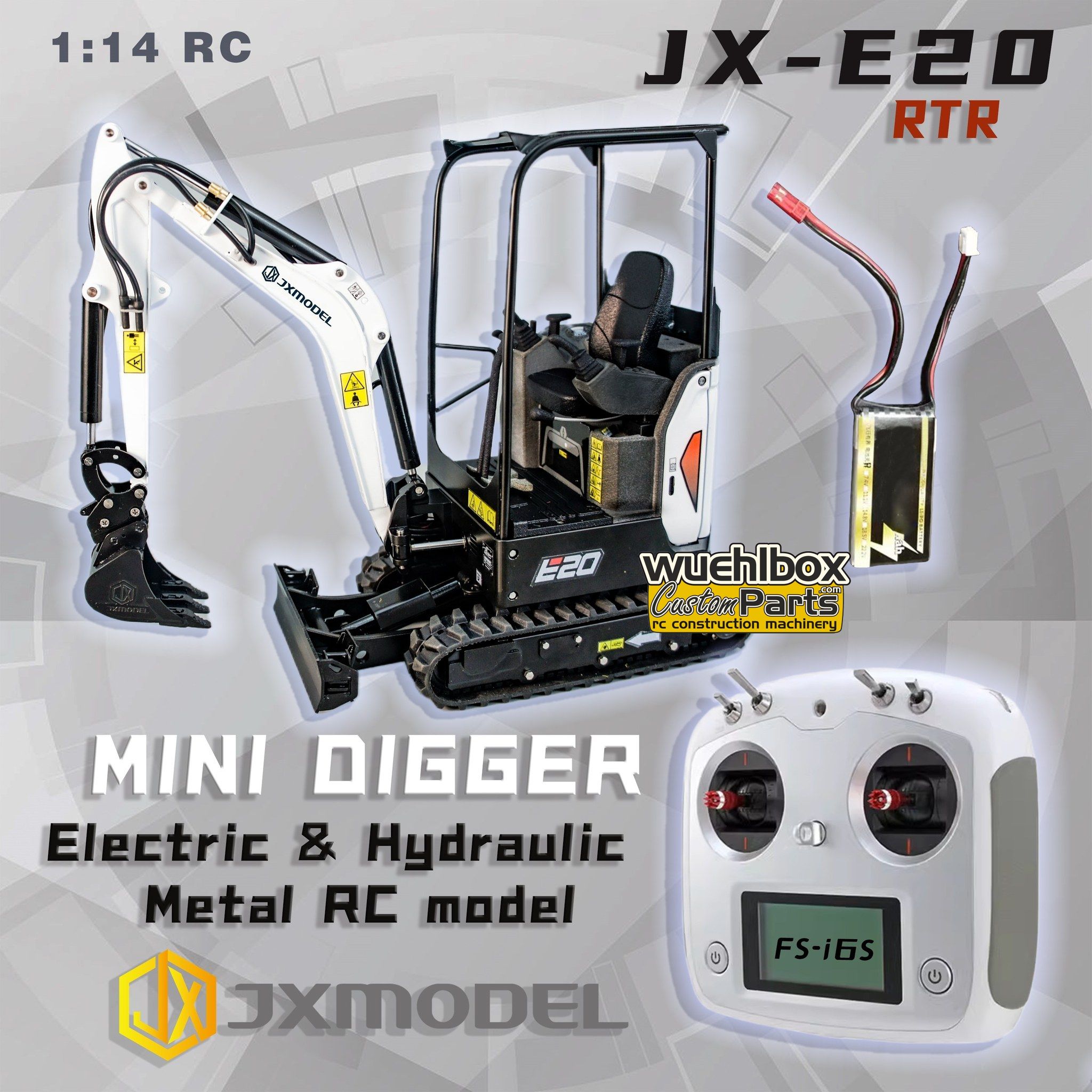 Mini excavator cheap rc