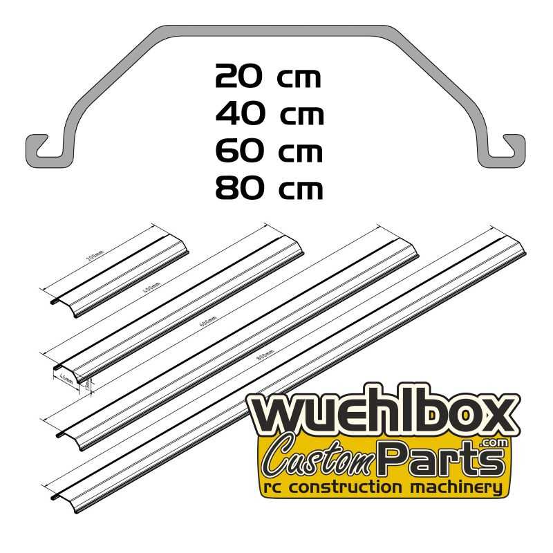 Sheet piling aluminum with lock 1:14