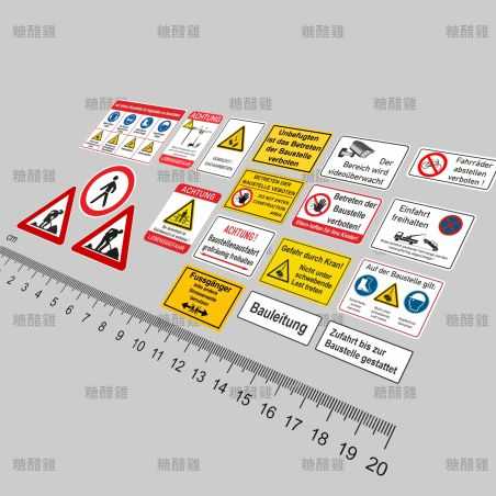 Decal Set Baustelle 1:14