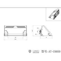 Lesu tipping bucket for skid steer loaders and wheel loaders 1:14