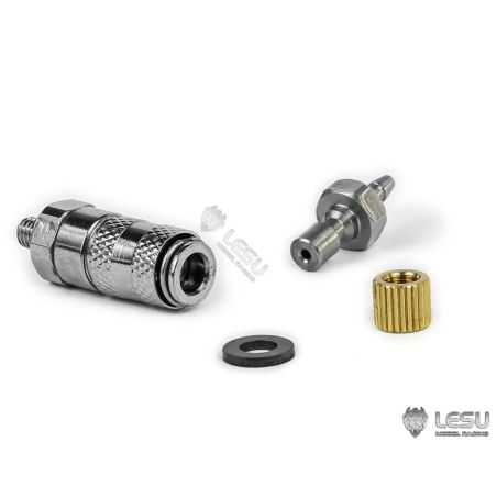 Lesu hydraulic quick connector, nipple 2,5 mm hose, sleeve M3 thread