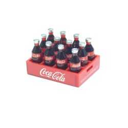 Kiste mit Coca-Cola Flaschen