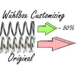 2 pieces compression spring for chain tension