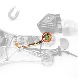 Circuit breaker lower boom Huina 580 V4-