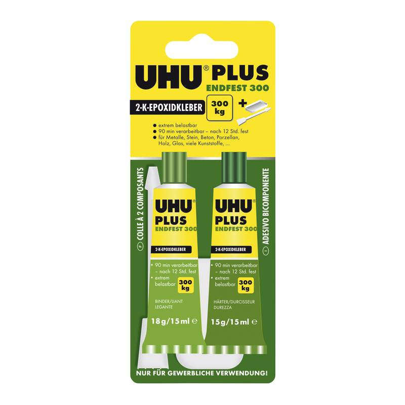 UHU Plus Endfest 300 dual-component epoxy adhesive 33 g