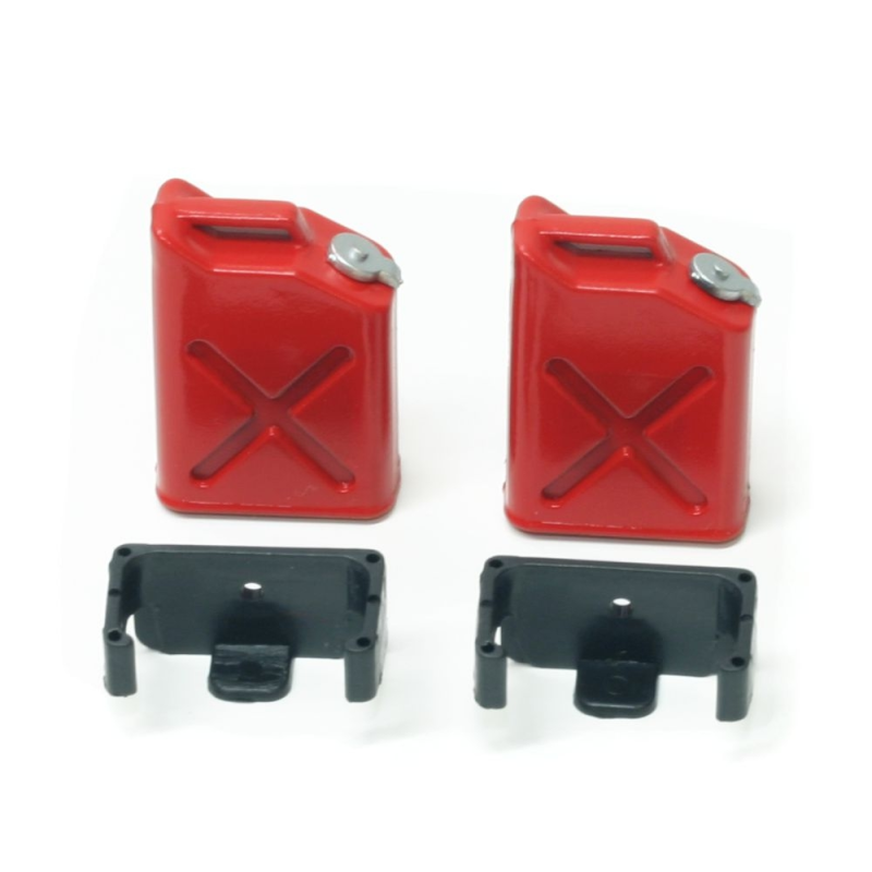 Canister red with holder