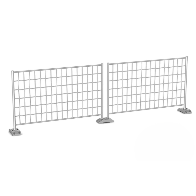 Bauzaun 10 Stück Metall