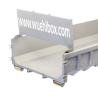 Abrollmulde flach für Lesu 1/14 Abrollkipper 8X8