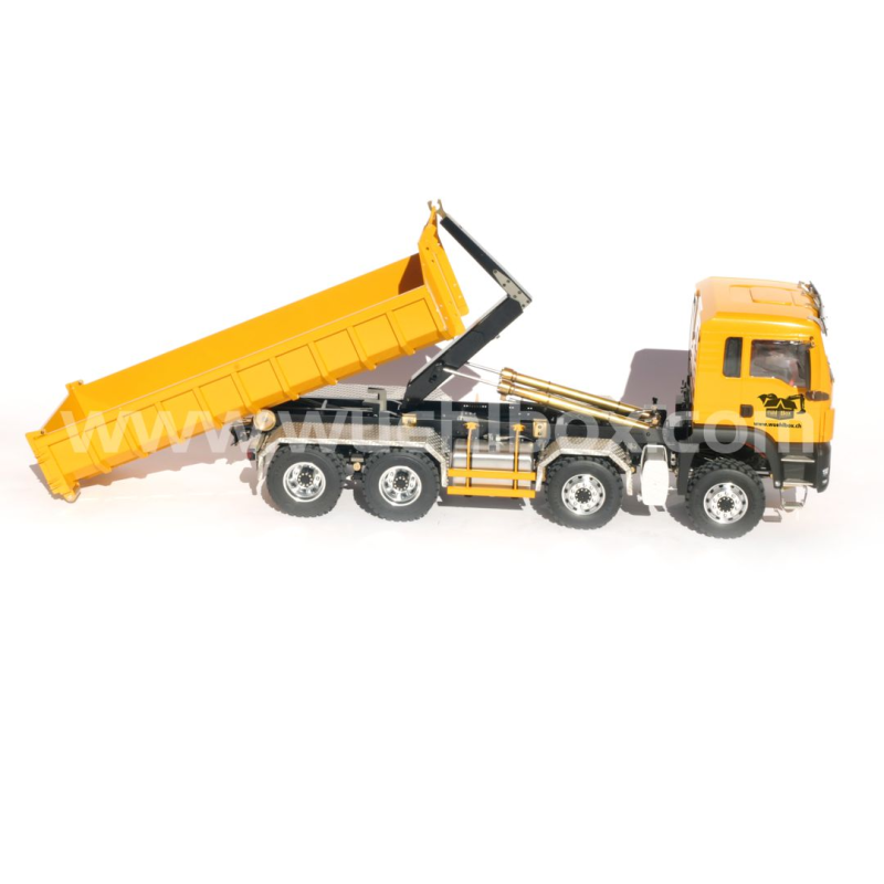 Abrollmulde flach für Lesu 1/14 Abrollkipper 8X8