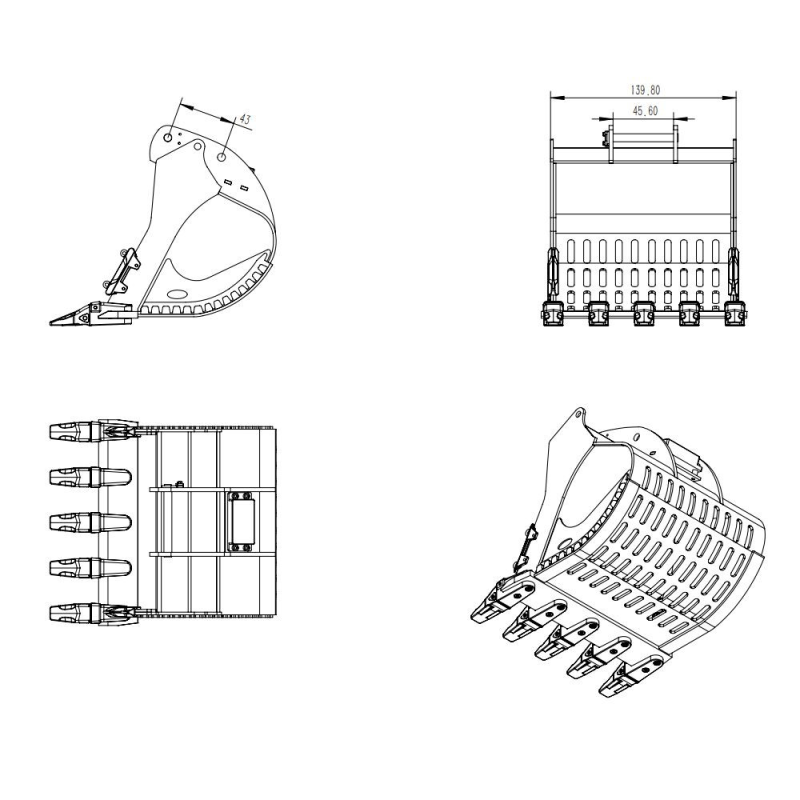 Riddle bucket Kabolite 970