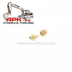 Screw-in nipple straight M3 for 3,0 mm or 3.2mm hose