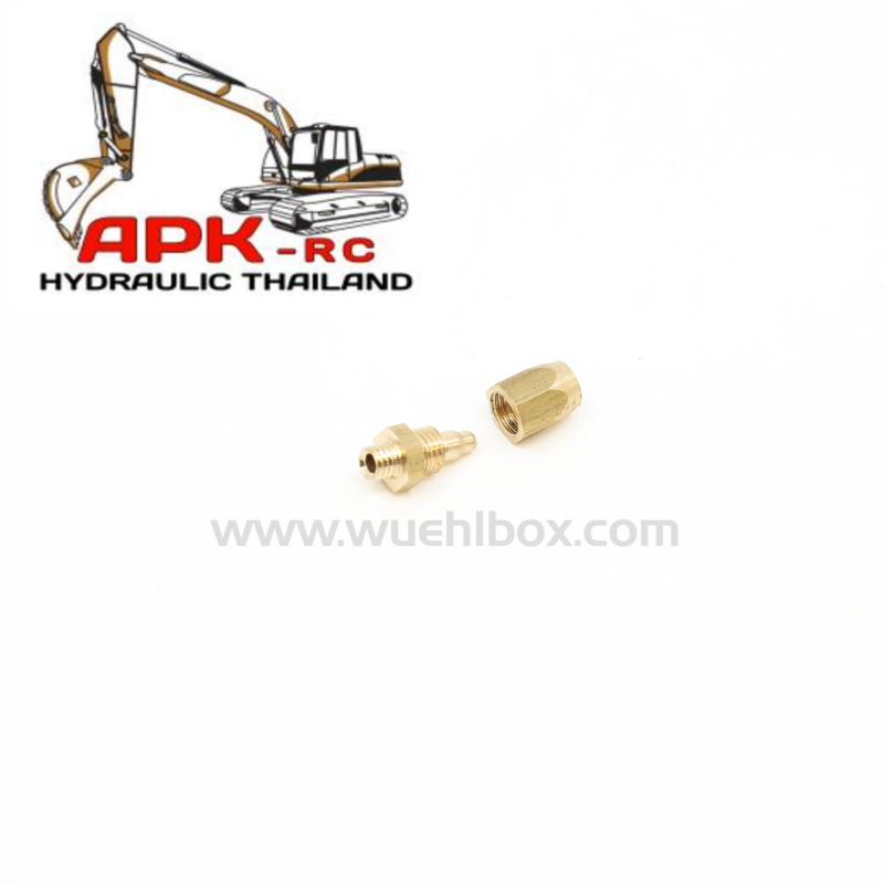 Screw-in nipple straight M3 for 3,0 mm or 3.2mm hose