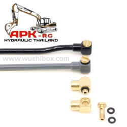soldering nipple 90° M3 for 3,2 mm pipe