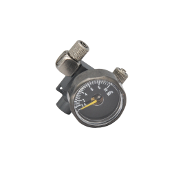 Hydraulik Druckbegrenzungsventil mit Überlauf und Manometer
