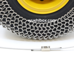 Tire protection chains 2 pieces