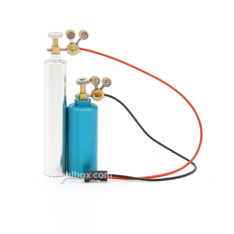 Metal welding gas bottles for decoration