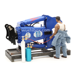 Metal welding gas bottles for decoration