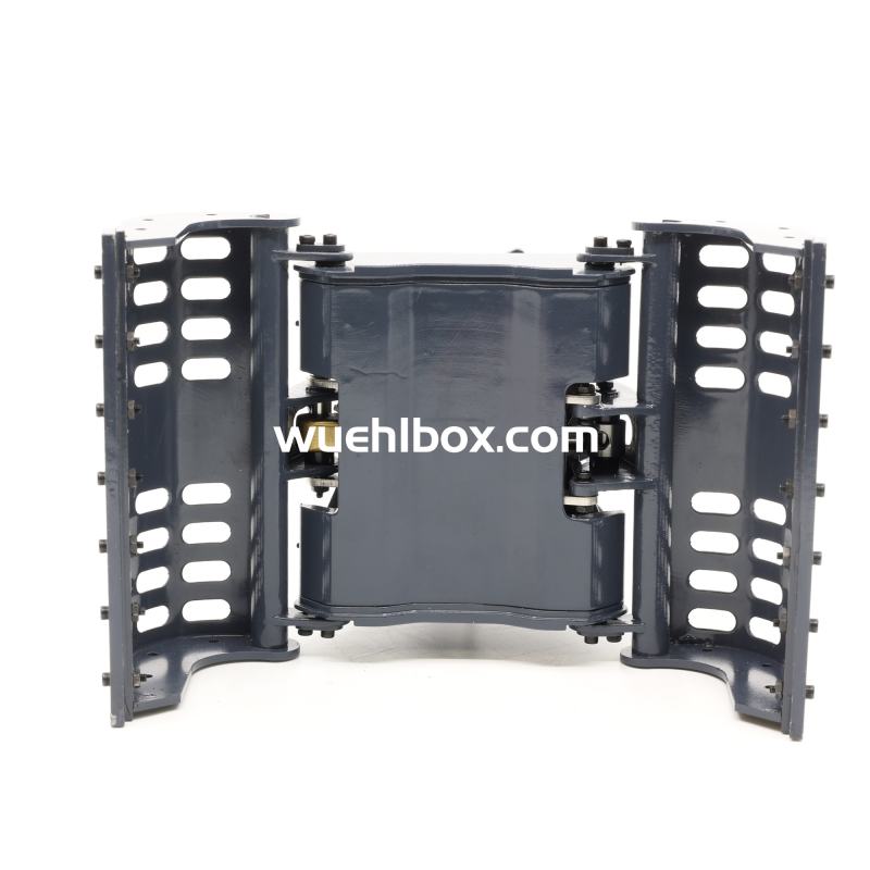 Sorting grab with perforated plate shells 108 mm