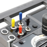 Colored rubber caps for toggle switches