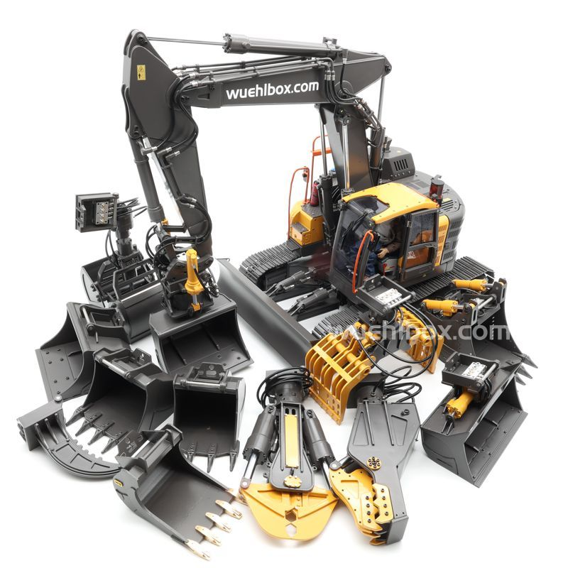 4 in 1 Klapplöffel hydraulisch 1/14.5 mit Likufix