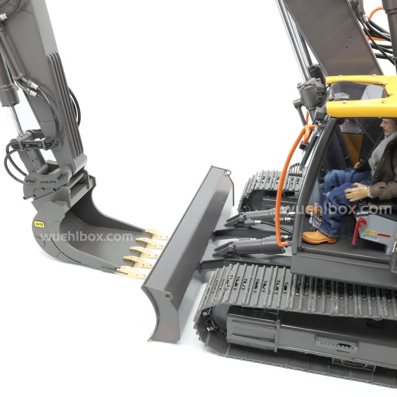 Steinlegelöffel Metall 5 Zahn 1/14.5 mit Cumhurtech Anbauplatte