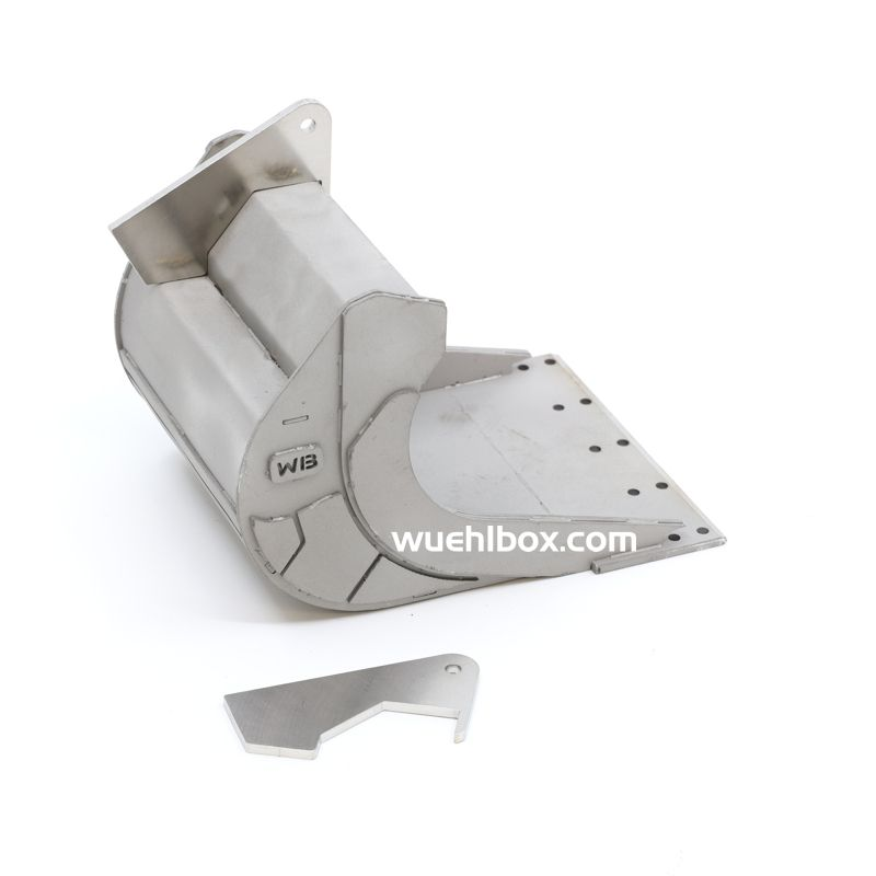 Block Bucket metal 5 tooth, with universal mount