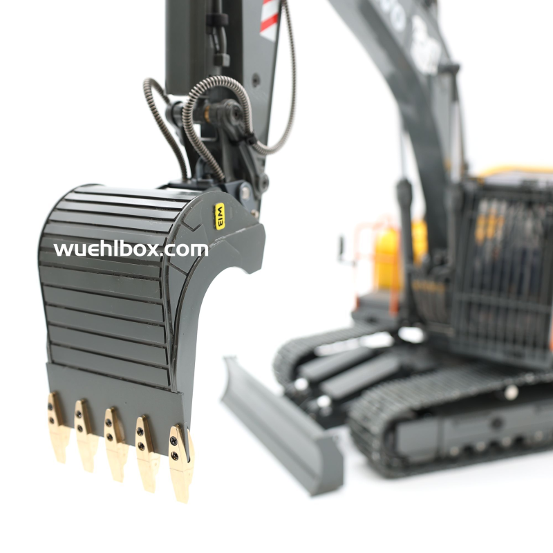Block Bucket metal 5 tooth, with universal mount