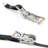 Lashing straps with working ratchet