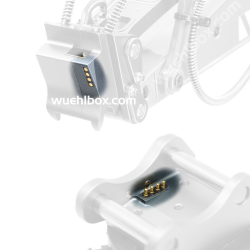 Interface contact to electric quick quick hitch