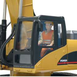 Bauarbeiter Kevin mit gekürzten Beinen und Zubehör 60020