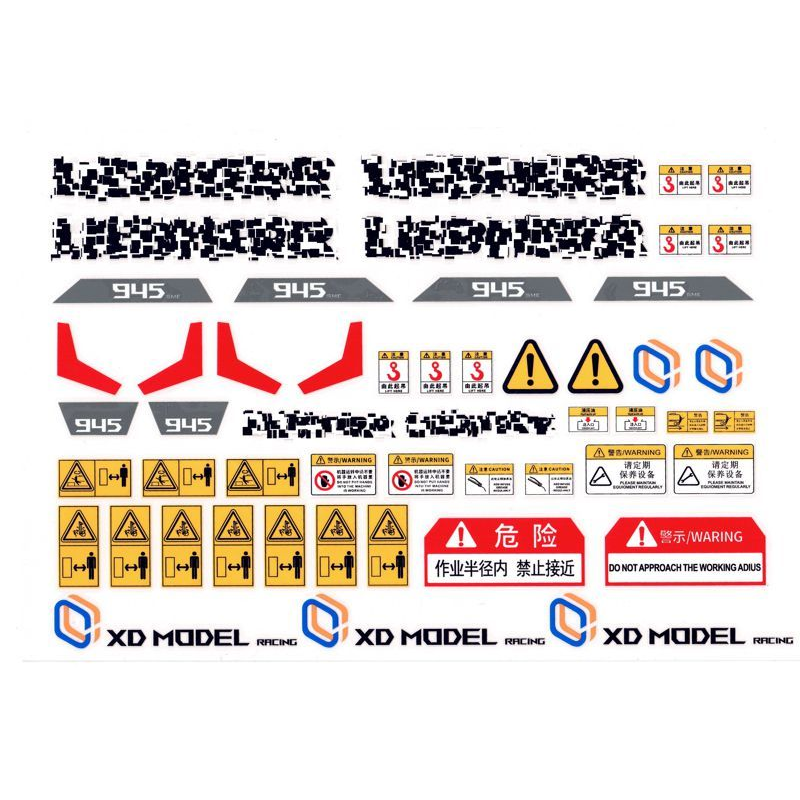 Decal Set XD 945