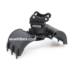 Sortiergreifer mit Electric Quick, endlos drehbar, Volvo EC160E